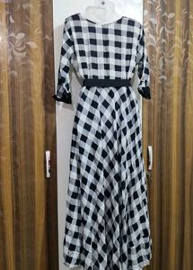 Checkered Maxi Dress