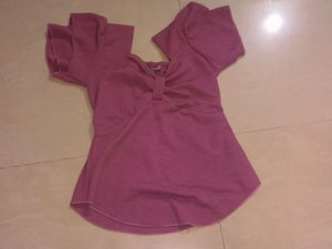 Pink Bow Top