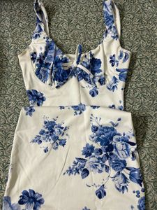 ⋆ 𐙚 ̊. Floral Print Mini Dress