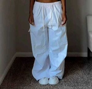 White Cargo Pants