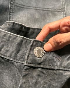 BERSHKA HEAVY DENIM BAGGY PANT