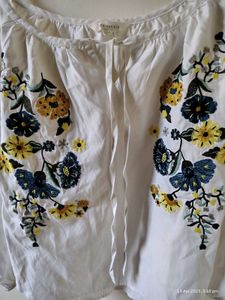✨ WHITE EMBROIDERED TOP ✨