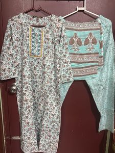 Floral Print Kurta Set