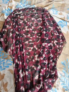 Elegant Floral Print Scarf
