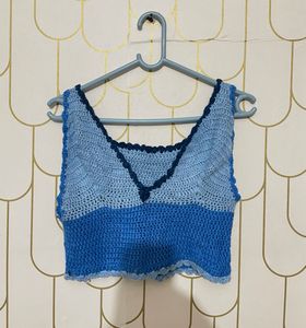 New Woollen Crop Top