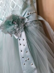 Pastel Color Block Party Dress