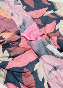 Floral Pattern V Neck Kurta
