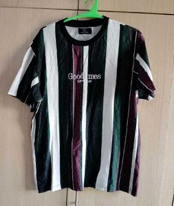 Cotton On 'Good Times' Striped Tee