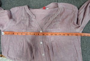 H&amp;M Stripped Button Down Top