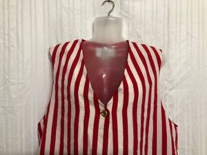 Nugarp Collections Red Waistcoat
