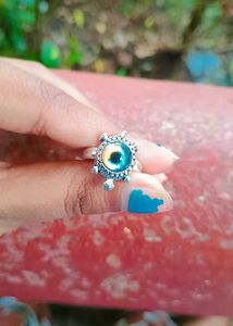 Dragon Eye Turtle Silver Ring