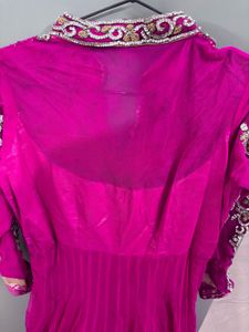 Elegant Pink Ethnic Gown
