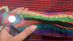 Embroidered Pouch