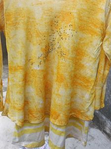Yellow Tie-Dye Tunic