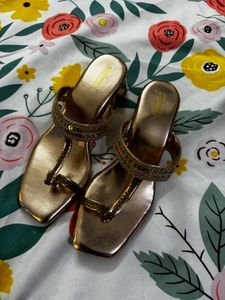 Rose gold Block Heel