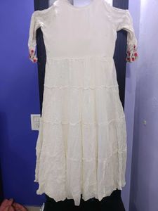 Sequnce Work Anarakali Kurti