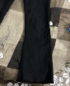 Black Flared Jeans high waist