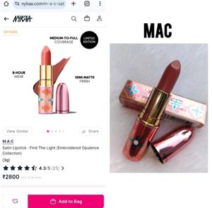 Mac find the light diwali collection lipstick