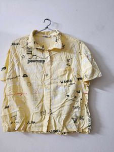 Printed Yellow Shirt