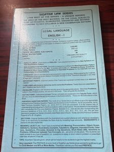 Legal Language English-I