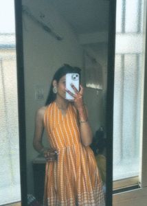 Striped Halter Sundress