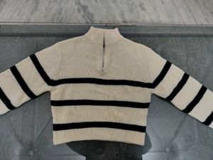 Striped Knit Sweater