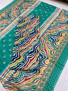 Colorful Bandhani Print Fabric