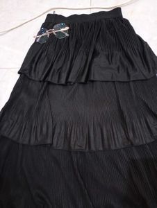 Tiered Black Skirt ♡⁠˖⁠꒰⁠ᵕ⁠༚⁠ᵕ⁠⑅⁠꒱