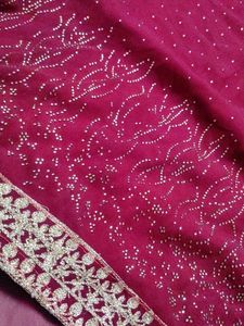 Maroon Embroidered Kurta Set