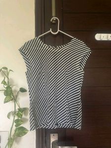 Striped Cap Sleeve Top