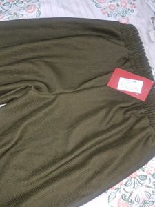 Olive Green Wide Leg Pants - New!