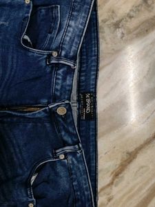 Moustache Dark Blue Mid rise skinny Jeans