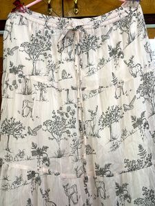 QUIERO Printed Oyster Midi Skirt L/34