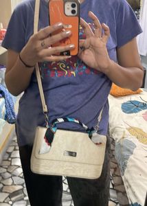 Sugar Off White Sling Bag