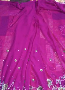 Purple 💜 Zari Work Saree