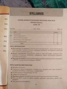 Xam Idea For Biology Class 12th