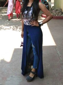 Western Dress 😍💙🖤