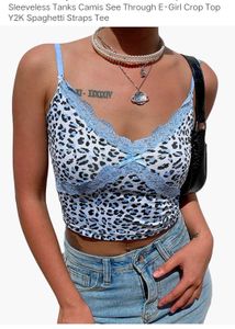 🔥 Blue Leopard Lace Top 🔥Sexy Y2K vibes