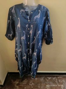 3xl Giraffe Print kurta