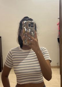 Striped Crop Top