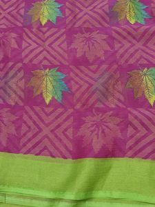 Elegant Pink &amp; Green Saree
