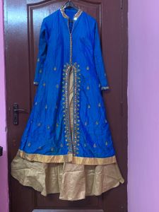 Long Kurti With Skirt And Dupatta