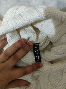 Cable Knit Turtleneck Vest