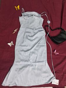 ☕️Lacey Corset Satin dress☕️