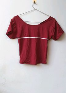 Red Crop Top