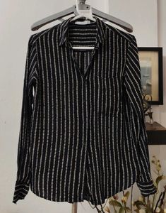 Mango Regular Fit Striped  Casual Shirt