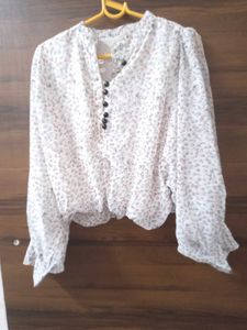 Floral Print Long Sleeve Top