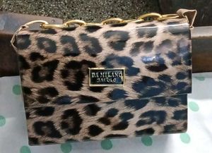 Leopard Print Handbag Clutch