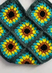 Crochet 🧶 Granny Square Tote Bag