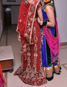 Lehenga For Festival / Weddings Peacock Color